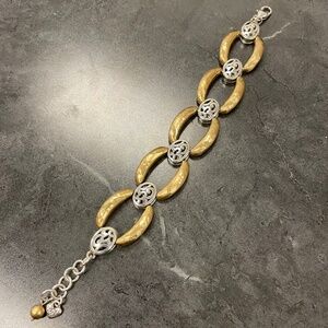 Brighton Sensation Gold Link Bracelet.